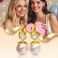 ✨ 50% DE RÉDUCTION ! 💎 Boucles d'oreilles pendantes en perles étincelantes – Design Élégant, Finition Haute Qualité & Quotidien Chic 🎀