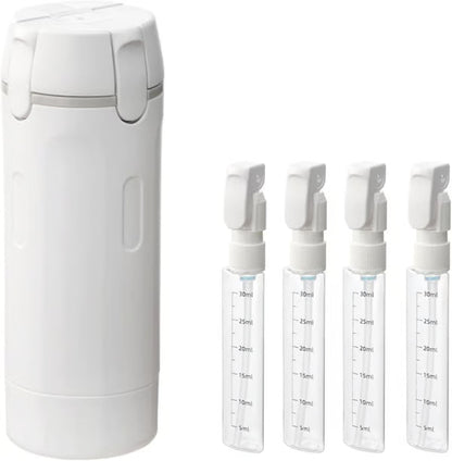 🧴 50% DE RÉDUCTION ! ✈️ Set de 4 Flacons de Voyage – Rechargeables, Étanches & Format Compact TSA 🧳
