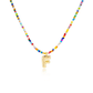 💜DERNIER JOUR DE LA PROMOTION - 50 % DE RÉDUCTION💜 Collier à lettres en perles pour femmes🔤A-Z