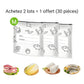 🥦 ACHETEZ 3 - RECEVEZ 2 GRATUITS ! ✨ Sacs de Conservation Aluminium Réutilisables - Garde les Aliments Frais Plus Longtemps, Écologiques et Lavables 🌱📦