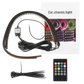 🚗 50% DE RÉDUCTION! 💡 Bandes lumineuses LED RGB flexibles & étanches (4 pièces) – Multicolores, faciles à installer & résistantes – Parfaites pour l'éclairage intérieur extérieur de votre voiture ✨