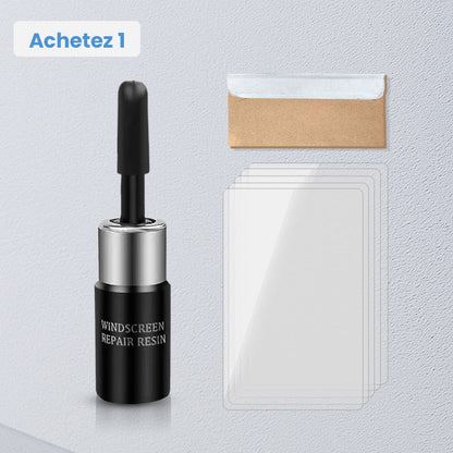 🪟 ACHETEZ 1, OBTENEZ 1 GRATUIT ! 🔧 Kit de Réparation de Verre Fissuré – Résultat Invisible en 20 Min, Facile à Utiliser 💎