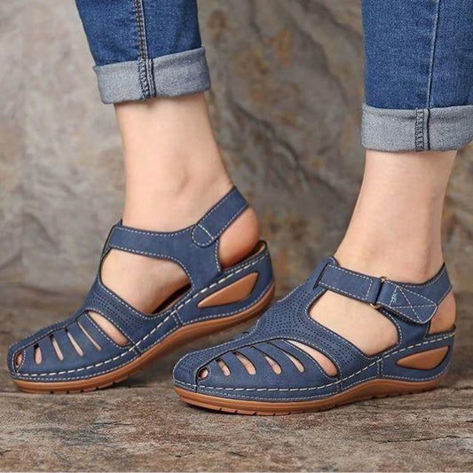 👡 50% DE RÉDUCTION 🔥 Sandales orthopédiques légères en cuir haute qualité – Confort & maintien – Idéales pour une marche prolongée – élégantes et durables pour l’été ☀️✨🦶