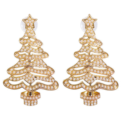 🎅 SPÉCIAL NOËL : 50% DE RÉDUCTION ! 🎄 Boucles d'Oreilles Arbre de Noël – Brillantes, Légeres & Parfaites pour les Fêtes ✨📦