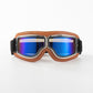 🥽 50% DE RÉDUCTION! 🏍️ Lunettes de moto style vintage – Protection UV, anti-buée & sangle réglable – Look rétro & sécurité pour chaque trajet ✨