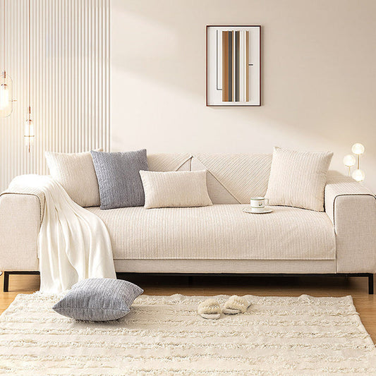 ✨ Élégance & Protection – Housse de Meubles en Chenille Motif Chevron à Moitié Prix ! 🛋️💫