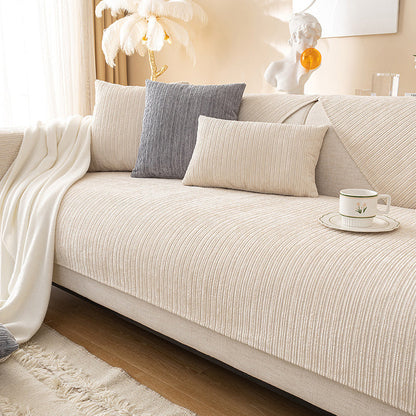 ✨ Élégance & Protection – Housse de Meubles en Chenille Motif Chevron à Moitié Prix ! 🛋️💫