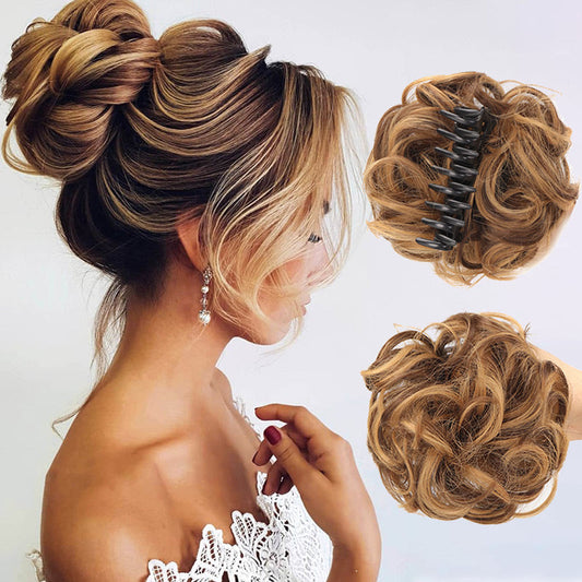 💥50% DE RÉDUCTION✨Perruque à Pinces avec Cheveux Naturels