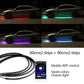 🚗 50% DE RÉDUCTION! 💡 Bandes lumineuses LED RGB flexibles & étanches (4 pièces) – Multicolores, faciles à installer & résistantes – Parfaites pour l'éclairage intérieur extérieur de votre voiture ✨
