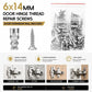 🔩 50% DE RÉDUCTION! 🛠️ Kit de chevilles auto-perceuses pour plaques de plâtre – Avec vis incluses, installation facile & maintien solide – Idéal pour fixer objets muraux sans percer 🏠