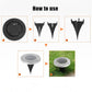 🌞 50% DE RÉDUCTION! 💡 Lampe solaire de sol 8 LED – Acier inoxydable & allumage auto ✨