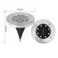 🌞 50% DE RÉDUCTION! 💡 Lampe solaire de sol 8 LED – Acier inoxydable & allumage auto ✨