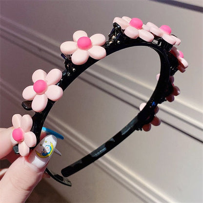 🎀 ACHETEZ 1, OBTENEZ 1 GRATUIT! 🌺 Barrette tressée enfant – Design soigné, matière douce & sans tirage ✨