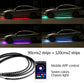 🚗 50% DE RÉDUCTION! 💡 Bandes lumineuses LED RGB flexibles & étanches (4 pièces) – Multicolores, faciles à installer & résistantes – Parfaites pour l'éclairage intérieur extérieur de votre voiture ✨