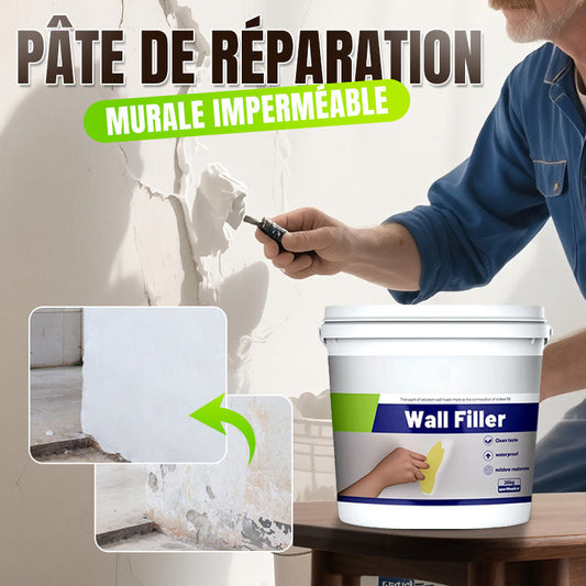 🛠️ 50% DE RÉDUCTION ! 🔧 Pâte de Réparation Murale Imperméable – Anti-Moisissure, Facile à Lisser & Prêt à Peindre 🧱