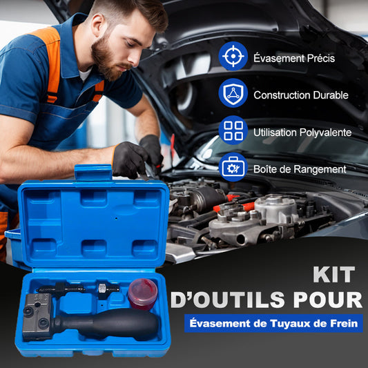 🔧 50% DE RÉDUCTION MAINTENANT ! 🔥 Kit d’Outils pour Évasement de Tuyaux de Frein - Précision & Professionnel, Idéal pour Réparations Automobiles ✨
