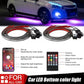 🚗 50% DE RÉDUCTION! 💡 Bandes lumineuses LED RGB flexibles & étanches (4 pièces) – Multicolores, faciles à installer & résistantes – Parfaites pour l'éclairage intérieur extérieur de votre voiture ✨