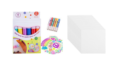 🎨 50% DE RÉDUCTION! ✨ Stylos magiques popcorn 3D – Encre gonflante & 6 couleurs ✨
