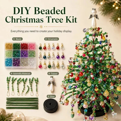 🎄 ACHETEZ 2, OBTENEZ 1 GRATUIT! ✨ Kit de perles pour sapin de Noël à réaliser soi-même – Créez vos décorations scintillantes & personnalisées – Parfait pour un Noël créatif en famille 🎅
