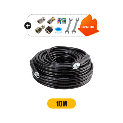 💦 69% DE RÉDUCTION ! 🚿 Kit de Nettoyage Haute Pression 5800 PSI pour Égouts - Buse Rotative et Flexible Renforcé pour Déboucher les Canalisations 🛠️✨