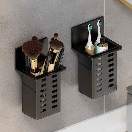 🚿 50% DE RÉDUCTION! 🏆 Étagère Murale Salle de Bain – Porte-Brosse à Dents Imperméable, Réglable & Facile à Installer (1 ou 2 pièces) 🧴
