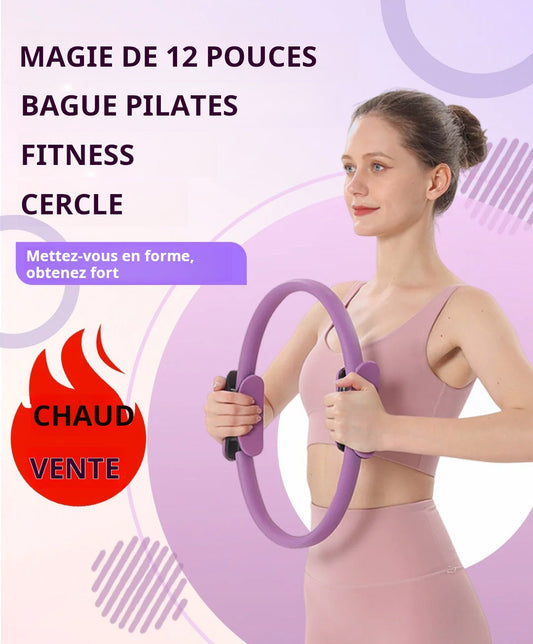 💪 60% DE RÉDUCTION ! 🏃‍♀️ Anneau Pilates – Renforce les Muscles Profonds, Léger & Idéal pour la Maison ou le Voyage ✨