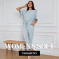 🌸 60% DE RÉDUCTION ! 👚 Ensemble Haut & Pantalon Décontracté pour Femme – Tissu Doux, Coupe Décontractée & Look Quotidien 👖