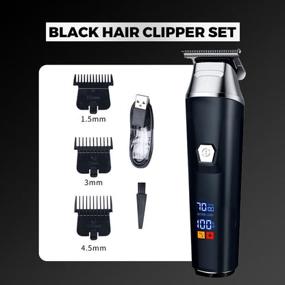✂️ ACHETEZ 2 - ÉCONOMISEZ 6.99€ ! ⚡ Tondeuse Cheveux Professionnelle avec Affichage Numérique - 4 Guides de Coupe, Moteur Cuivre Haute Puissance pour Usage Maison/Barbier 💈📊