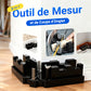 🛠️ 50% DE RÉDUCTION! ✨ Outil 2-en-1 Mesure et Coupe - Double Fonction avec Lame Rotative et Rétractable pour Travaux de Bricolage Précis 📏✂️