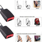🚗 ACHETEZ 1, OFFERT 1 ! 🔥 Clips de Ceinture d'Extension de Boucle de Sécurité – Allonge la Ceinture, Installation Facile & Confort de Conduite 🛡️