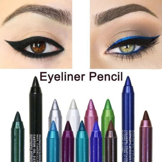 👁️ 50 % DE RÉDUCTION ! ✨ Eyeliner Coloré Longue Tenue – Waterproof 24h, Pigmenté & Léger à Porter 🖌️