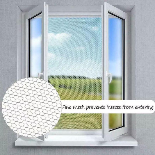 🦟 50% DE RÉDUCTION! ✨ Moustiquaire Fenêtre FlyFree™ – Installation sans outil, maillage 1 mm & design invisible – Idéale pour maisons britanniques et fenêtres de toutes tailles 🏠