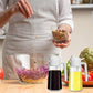 🧴 50% DE RÉDUCTION! ✨ Pulvérisateur & Distributeur d'Huile en Verre 2 en 1 – Design Élégant, Contrôle Du Débit & Facile À Nettoyer Pour Une Cuisine Sain 🫙