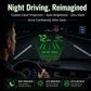 🚗 50% DE RÉDUCTION! 📊 Affichage Tête Haute GPS – Vitesse exacte, boussole & alerte survitesse – Plug & Play pour tous véhicules ✨