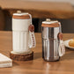 ☕ 50% DE RÉDUCTION! 🚗 Tasse à Café avec Affichage LED – Acier inoxydable 316, 450 ml & double paroi – Couvercle étanche pour emporter ✨