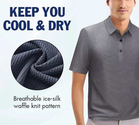 👔 50% DE RÉDUCTION ! ✨ Chemise Homme en Soie Glacée - Texture Luxueuse et Respirante pour Événements Élégants ou Quotidien 🎩🔥