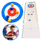🥌 60% DE RÉDUCTION ! 🎯 Jeu de Curling de Table Familial - Affrontements Amusants entre Amis ou en Famille, Set Complet avec Cibles et Pierre 🔥✨