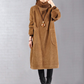🛍️ -60% IMMÉDIAT ! 👗 Robe Longue Femme en Velours Côtelé - Coupe Ample & Col Haut | Confort Douillet Absolu, Livraison Rapide 📦🍂