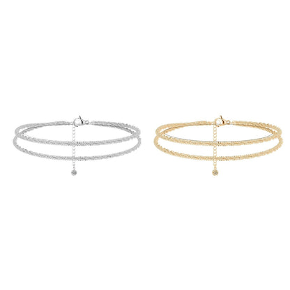 💜 ACHETEZ 1, OBTENEZ 1 GRATUIT! ✨ Bracelet de cheville étanche en couches – Délicat, résistant à l'eau & élégant – Parfait pour le quotidien, la plage ou la piscine 🌊