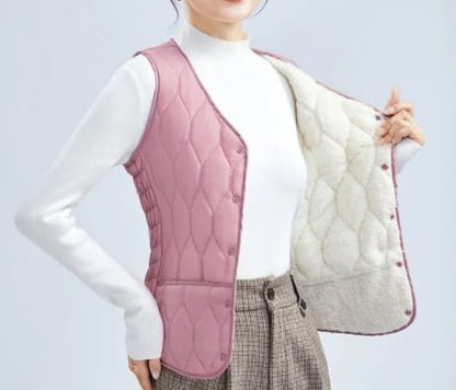 🧥 60% de réduction! ❄️ Nouvelle Doudoune Sans Manches – Épais, Léger & Mode Hiver-Vertex 🛍️