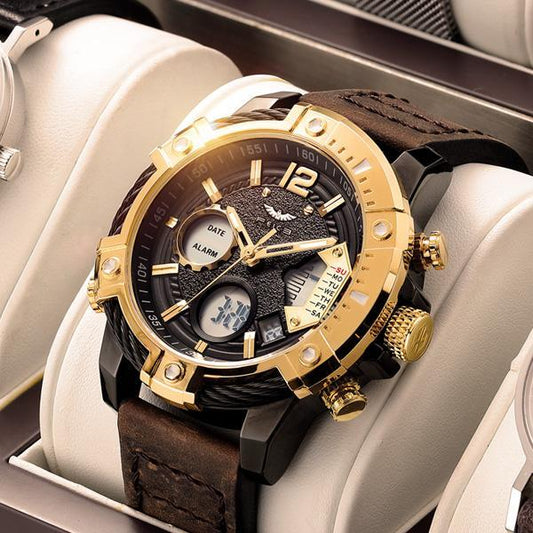 ⌚ 60% DE RÉDUCTION ! 🏃‍♂️ Montre de Sport à Quartz Multifonctionnelle – Double Affichage, Étanche 3 ATM & Parfaite pour Activités Quotidiennes ⏱️📦