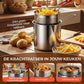 🍳 50% DE RÉDUCTION! 🍟 Friteuse inox 304 – Robuste & polyvalente – Fritures croustillantes ✨