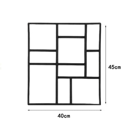 🔨 50% DE RÉDUCTION! 🧱 Moule pavé béton – Durable, facile à utiliser & idéal pour jardin 🌿