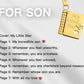 👑 50% DE RÉDUCTION! ✨ Collier de Livre My Little Star pour Fille – Cadeau d'Anniversaire & Diplôme, Message Personnalisé & Fini Or ❤️