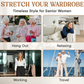 👖 50% DE RÉDUCTION 💎 Pantalon taille haute stretch – Ceinture élastique & douceur inégalée – Coupe parfaite, idéal pour le quotidien, le télétravail ou les voyages – confort absolu 💫
