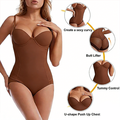 👙 50% DE RÉDUCTION! 🔥 Body Shapewear avec Soutien-Gorge – Taille Réglable, Effet Amincissant & Confortable Sous Les Vêtements 💃