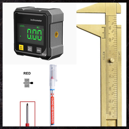 📐 50% DE RÉDUCTION! ⚡ Inclinomètre Numérique Magnétique à 4 Côtés avec Laser – Précision ±0,2°, Double Mode & Fixation 360° Pour Un Résultat Professionnel 🔧