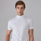 👕 60% DE RÉDUCTION ! 🔥 T-shirt Col Montant Coupe Slim pour Homme – Offre Spéciale 2026 – Coupe Ajustée, Tissu Respirant & Style Polyvalent ✨
