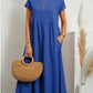 👗 50% DE RÉDUCTION 🌿 Robe d'été sans manches en coton & lin – Coupe fluide, 2 poches & couleur unie – Légère, respirante & parfaite pour les journées chaudes ou les vacances ☀️