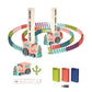 🎲 50% OFF LAST DAY! ✨ Automatic Domino Train - Continuous Chain Reaction with 360-Degree Rotation for Endless Fun 🚂🎯